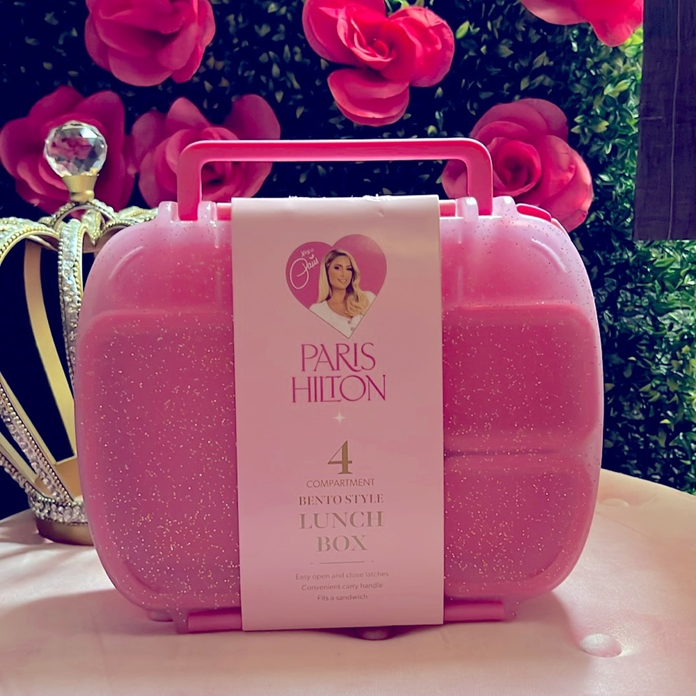 🩷🌸Paris Hilton Bento style lunch box- HTF rare edition